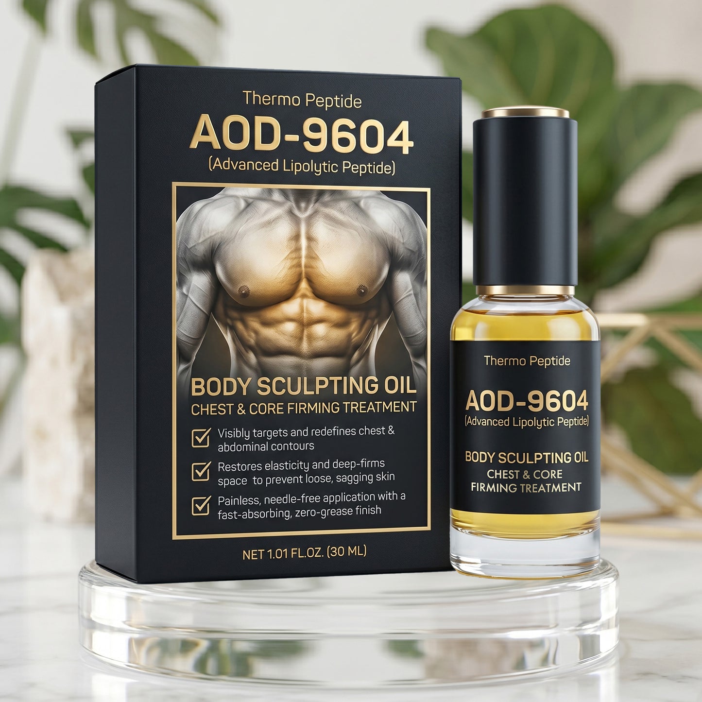 Pheromex® ✨Thermo Peptide Body Scilpting Oil Chest & Core Firming Treatment