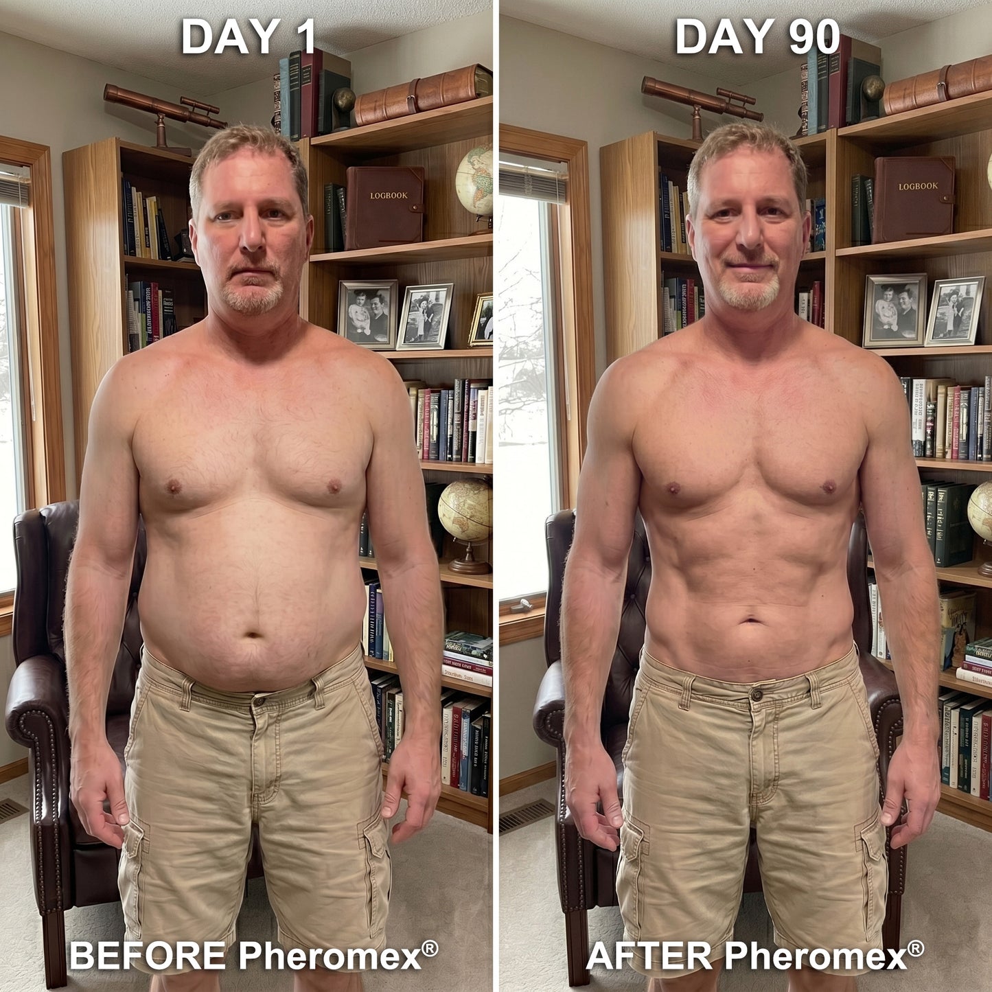 Pheromex® 🔥Thermo Peptide Body Scilpting Oil Chest & Core Firming Treatment